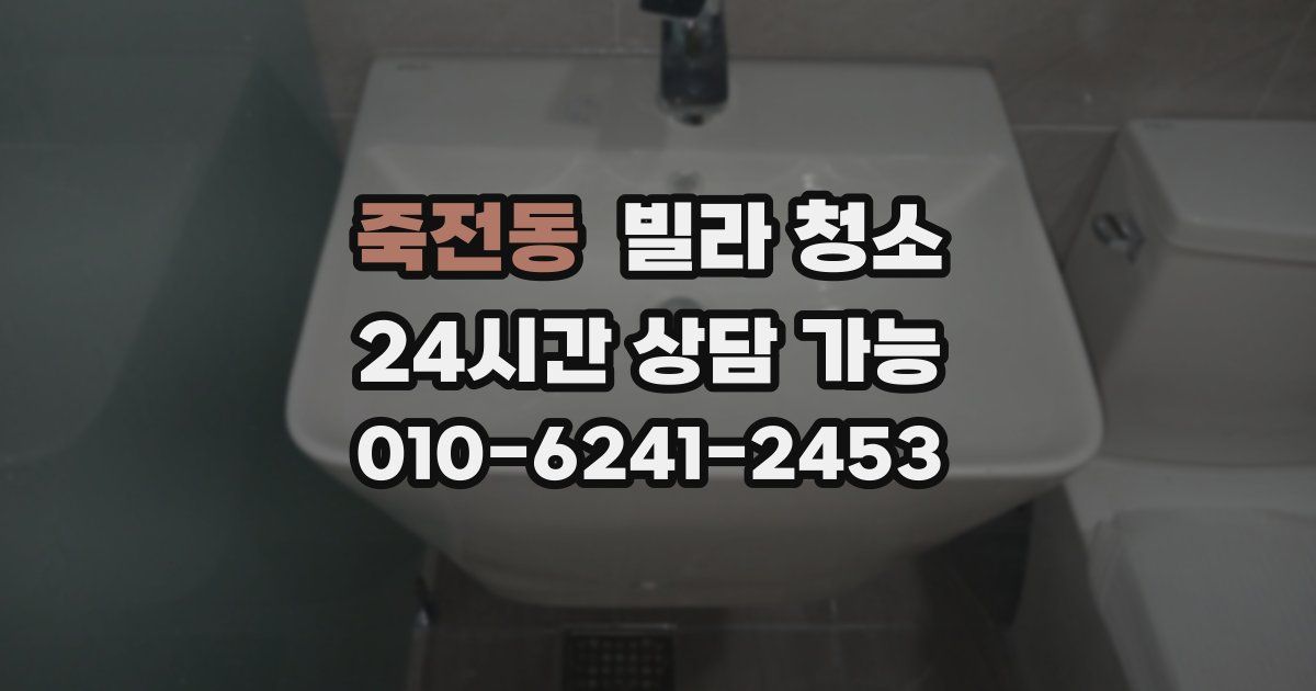 죽전동 빌라 청소