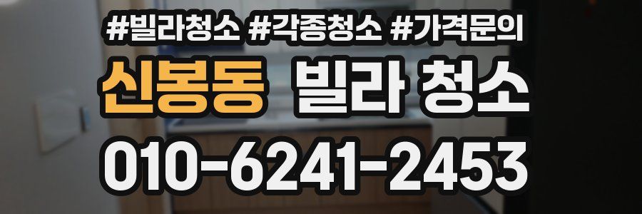 신봉동 빌라 청소