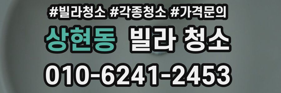 상현동 빌라 청소