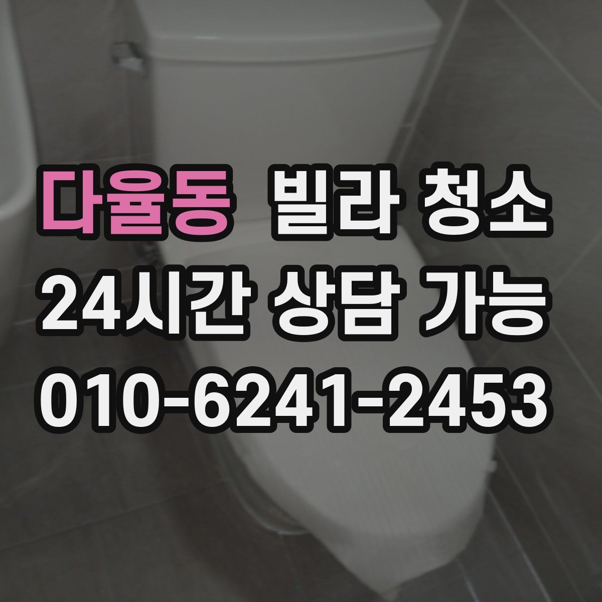 다율동 빌라 청소