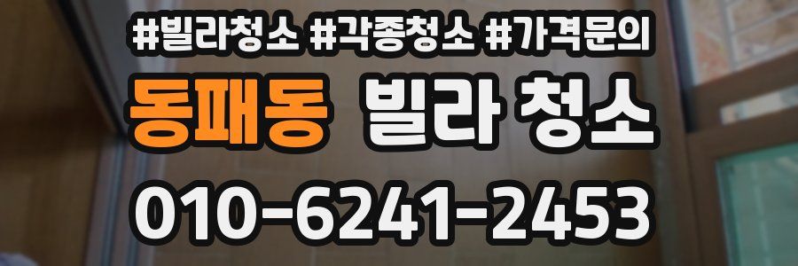 동패동 빌라 청소