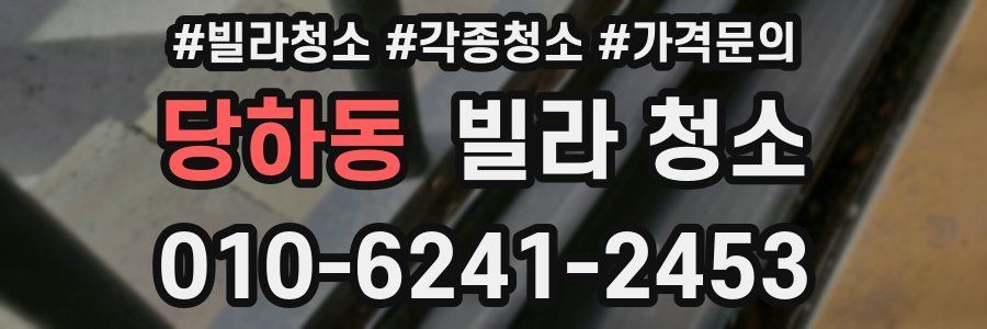 당하동 빌라 청소