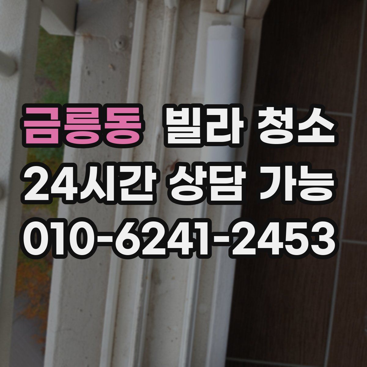 금릉동 빌라 청소