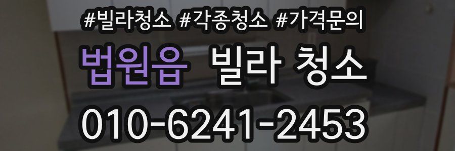 법원읍 빌라 청소