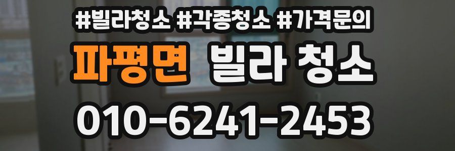 파평면 빌라 청소