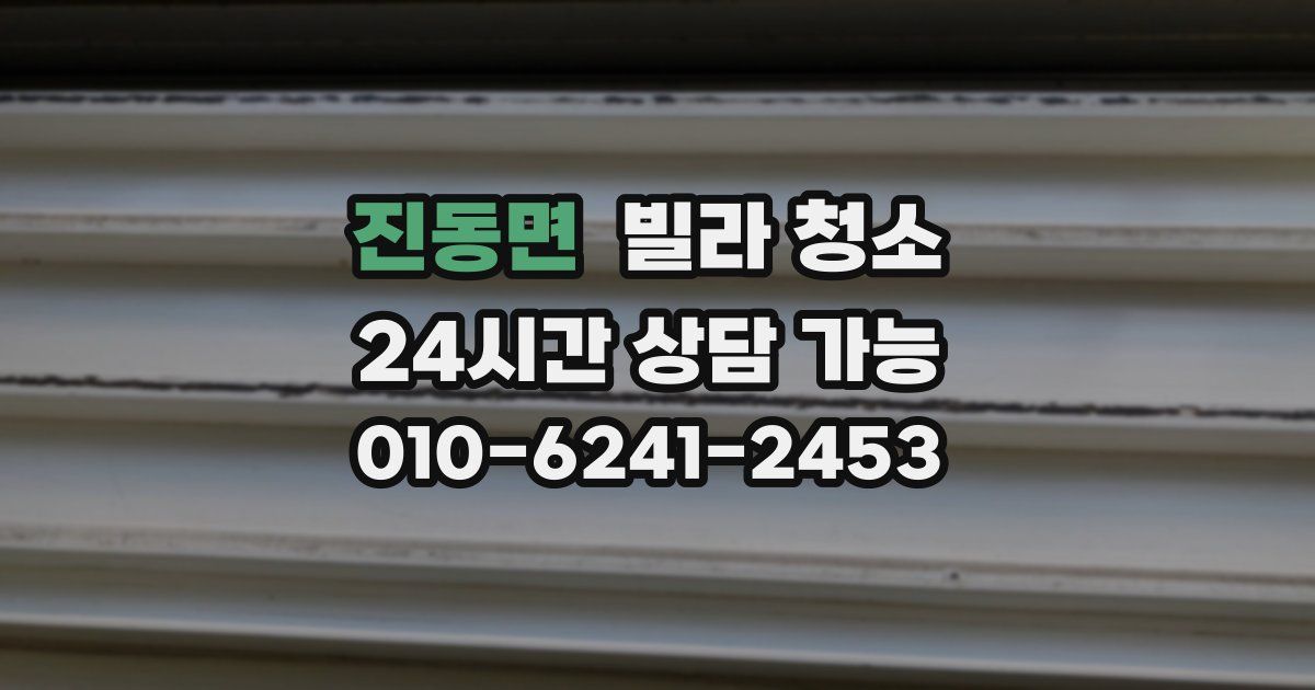 진동면 빌라 청소