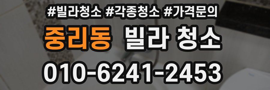 중리동 빌라 청소