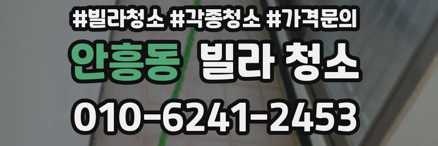 안흥동 빌라 청소