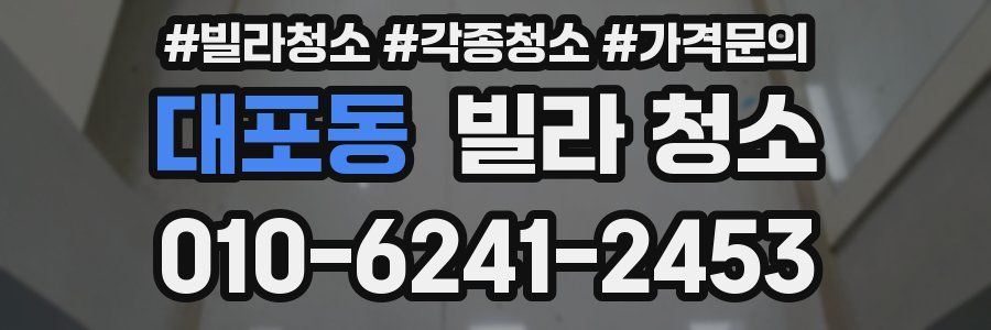 대포동 빌라 청소