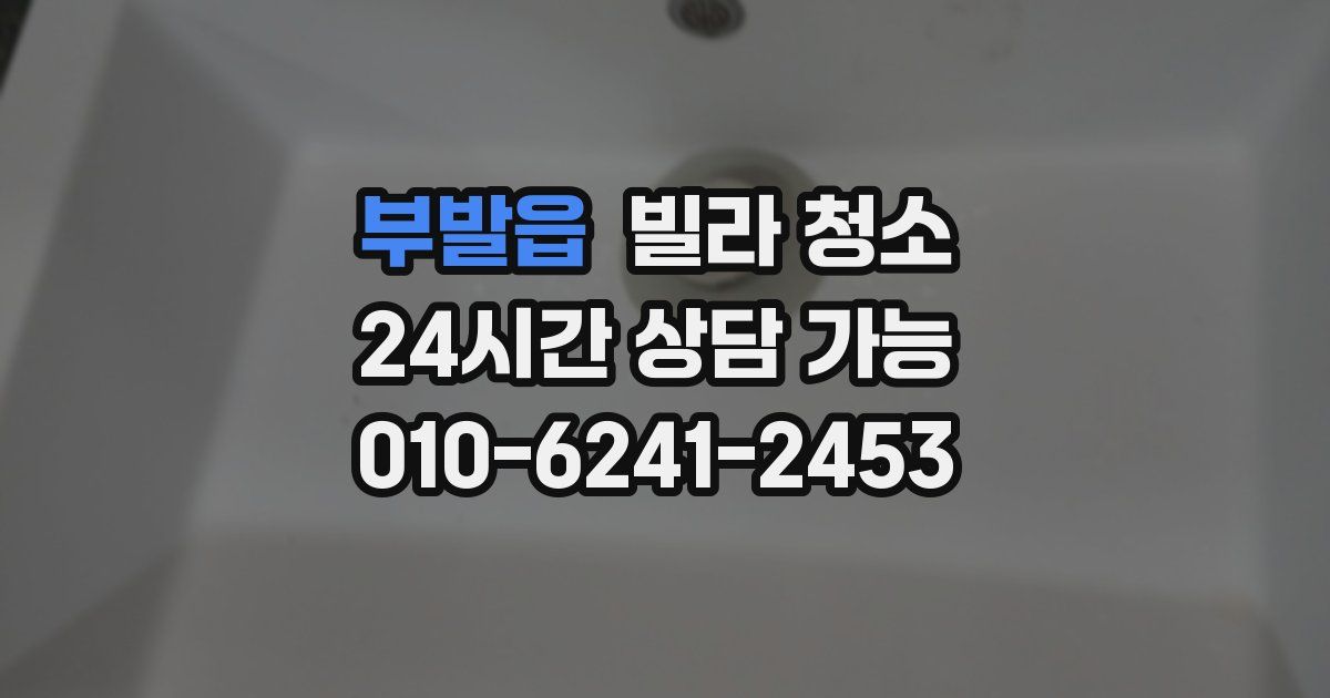 부발읍 빌라 청소