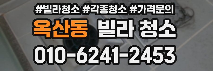 옥산동 빌라 청소