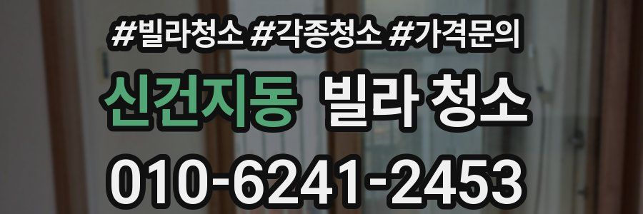 신건지동 빌라 청소