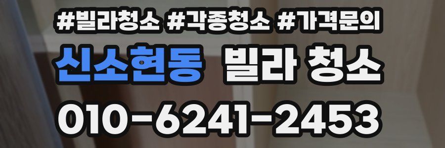 신소현동 빌라 청소