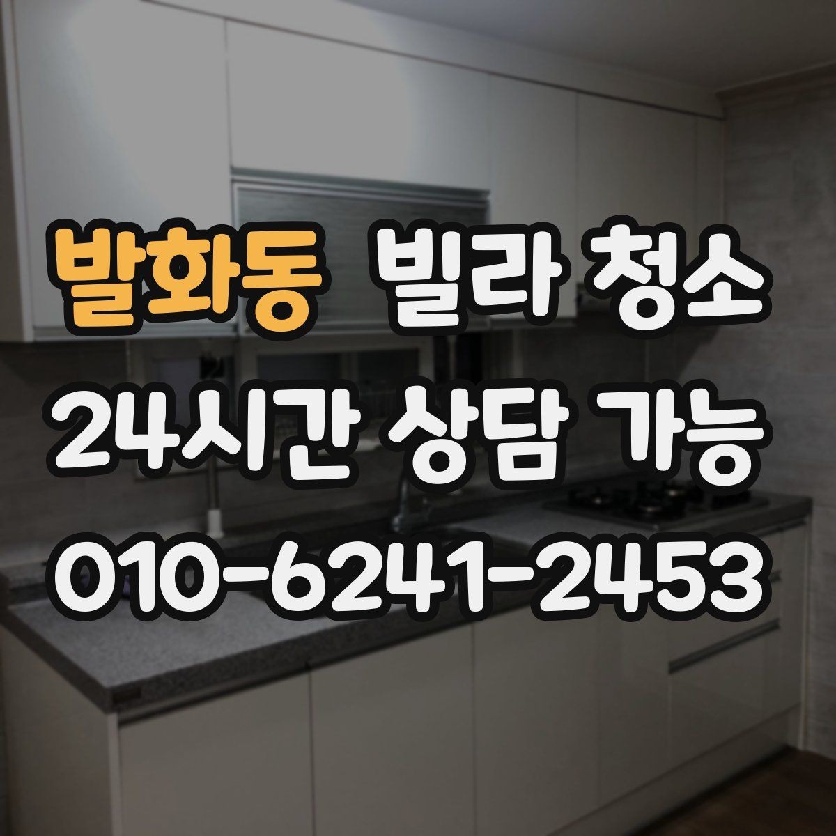 발화동 빌라 청소 주방 하부장에 곰팡이가 생기는 원인