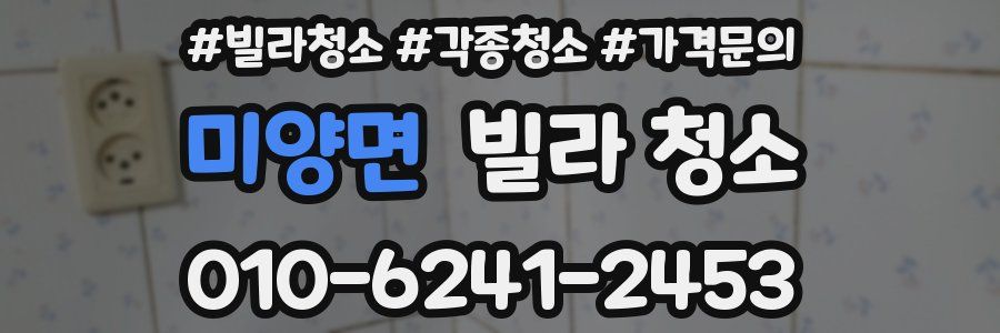 미양면 빌라 청소