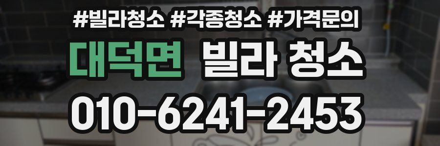 대덕면 빌라 청소