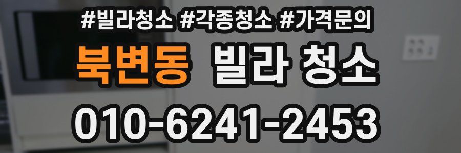 북변동 빌라 청소