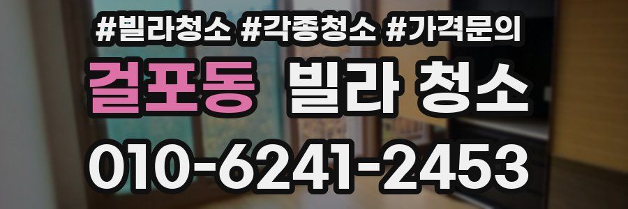 걸포동 빌라 청소