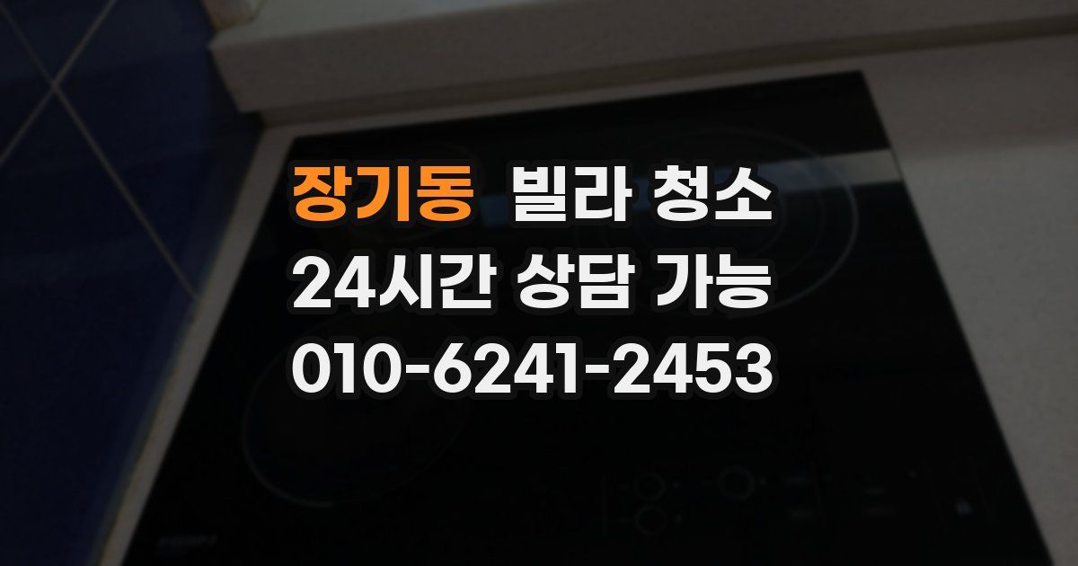 장기동 빌라 청소