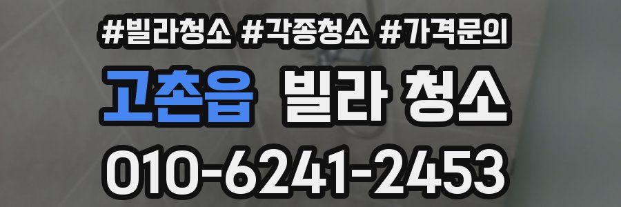 고촌읍 빌라 청소