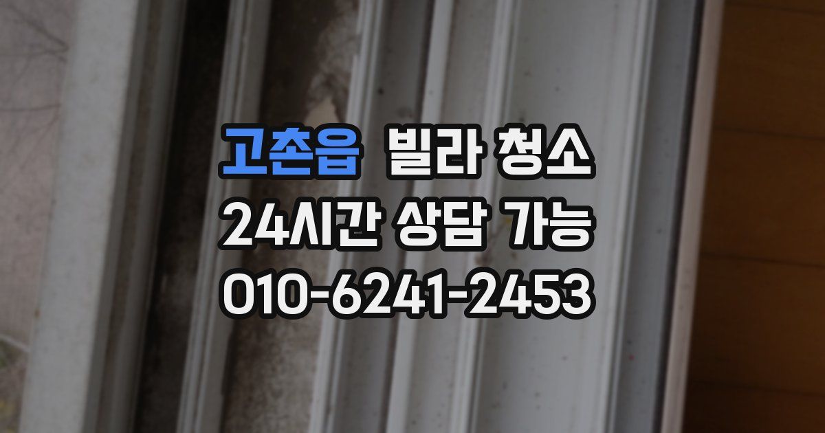 고촌읍 빌라 청소