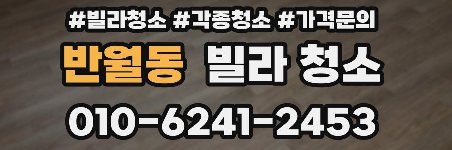 반월동 빌라 청소