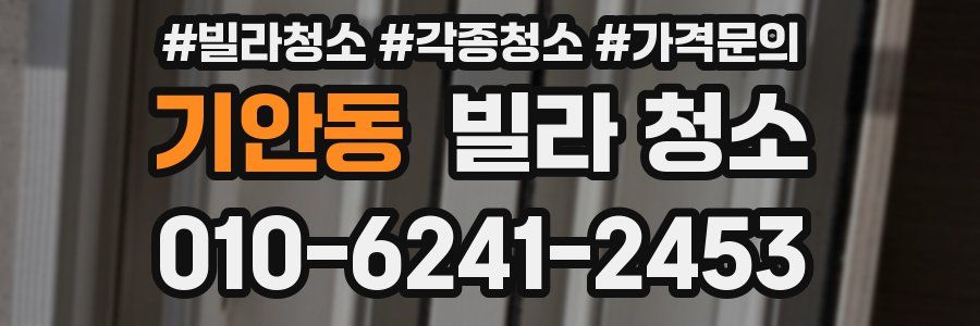 기안동 빌라 청소