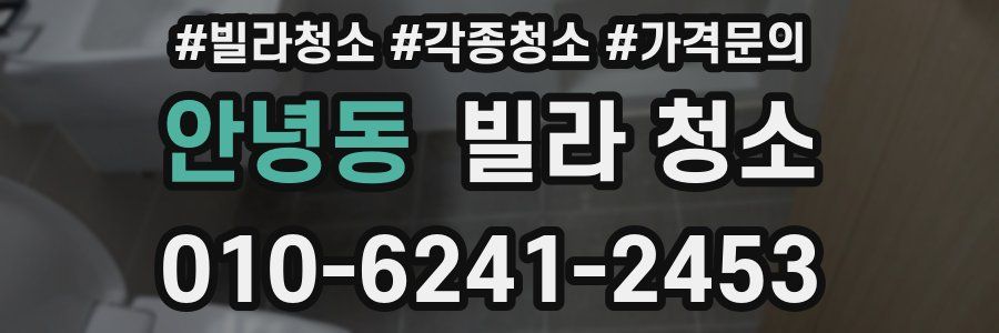 안녕동 빌라 청소