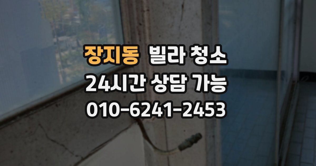 장지동 빌라 청소