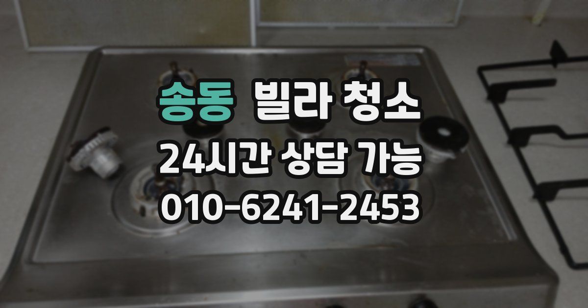 송동 빌라 청소