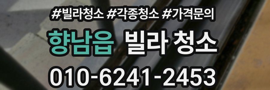 향남읍 빌라 청소