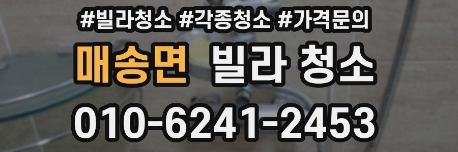 매송면 빌라 청소