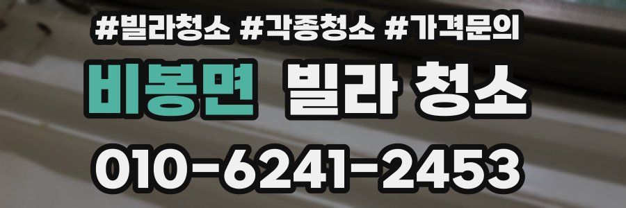 비봉면 빌라 청소