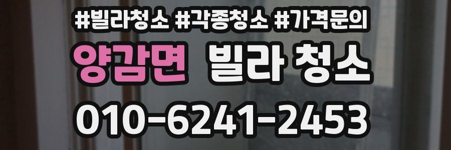 양감면 빌라 청소