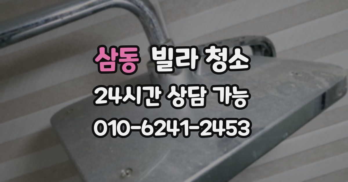 삼동 빌라 청소