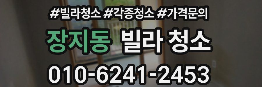 장지동 빌라 청소