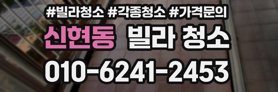 신현동 빌라 청소