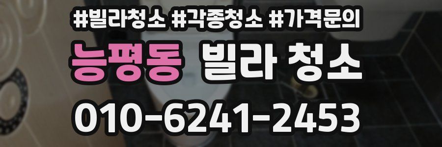 능평동 빌라 청소