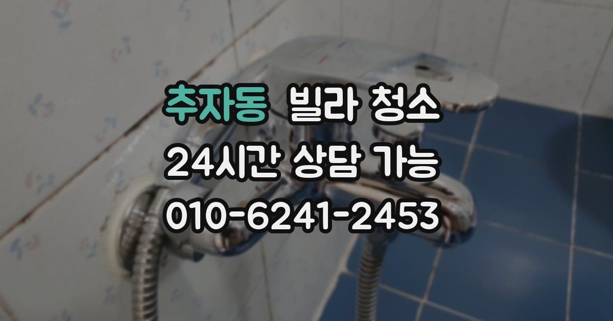 추자동 빌라 청소