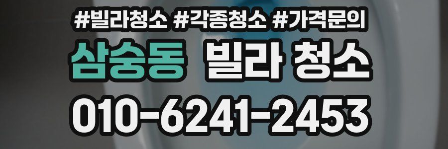 삼숭동 빌라 청소