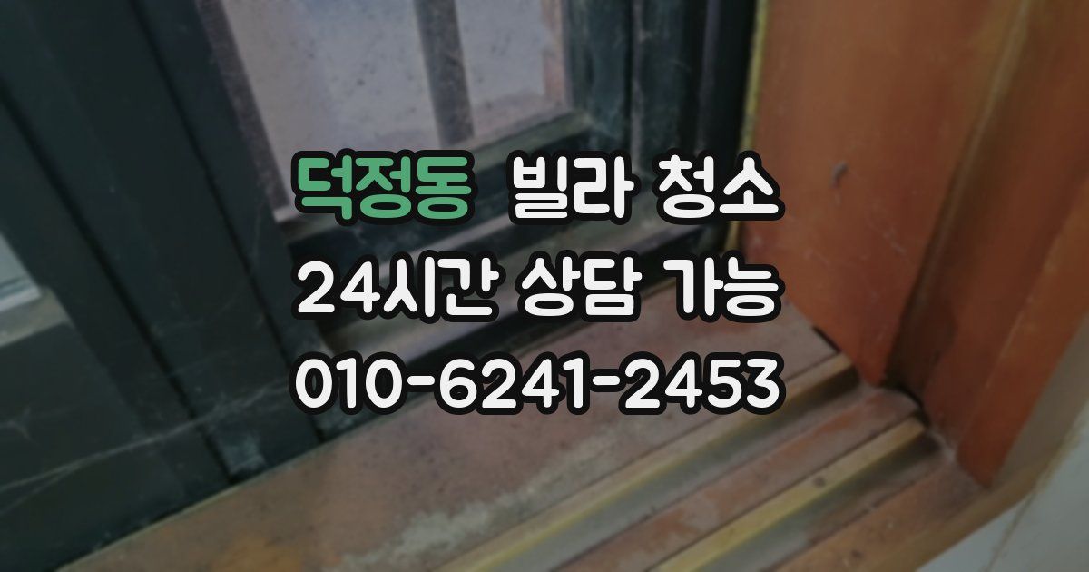 덕정동 빌라 청소