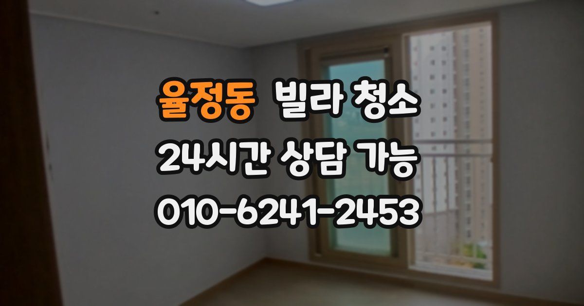 율정동 빌라 청소