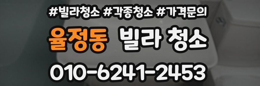 율정동 빌라 청소