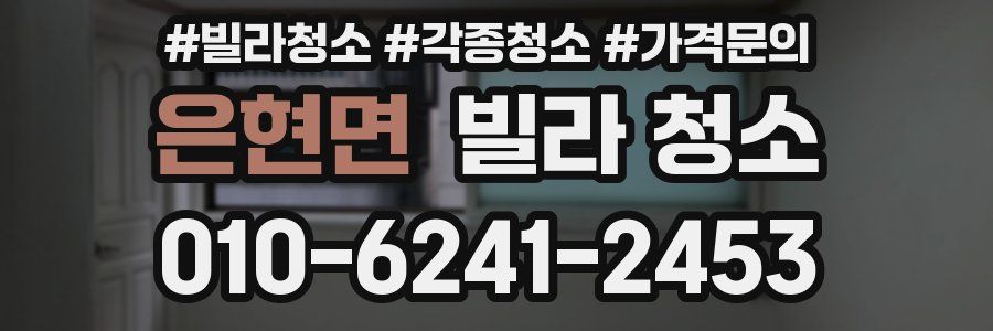 은현면 빌라 청소