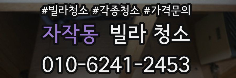 자작동 빌라 청소