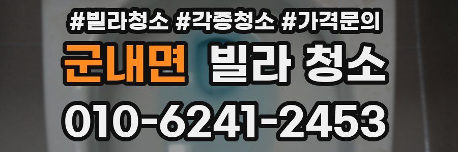 군내면 빌라 청소
