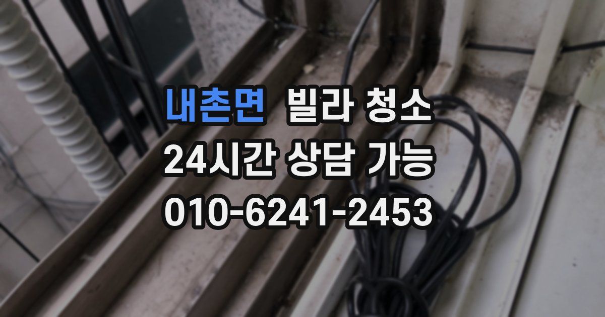 내촌면 빌라 청소