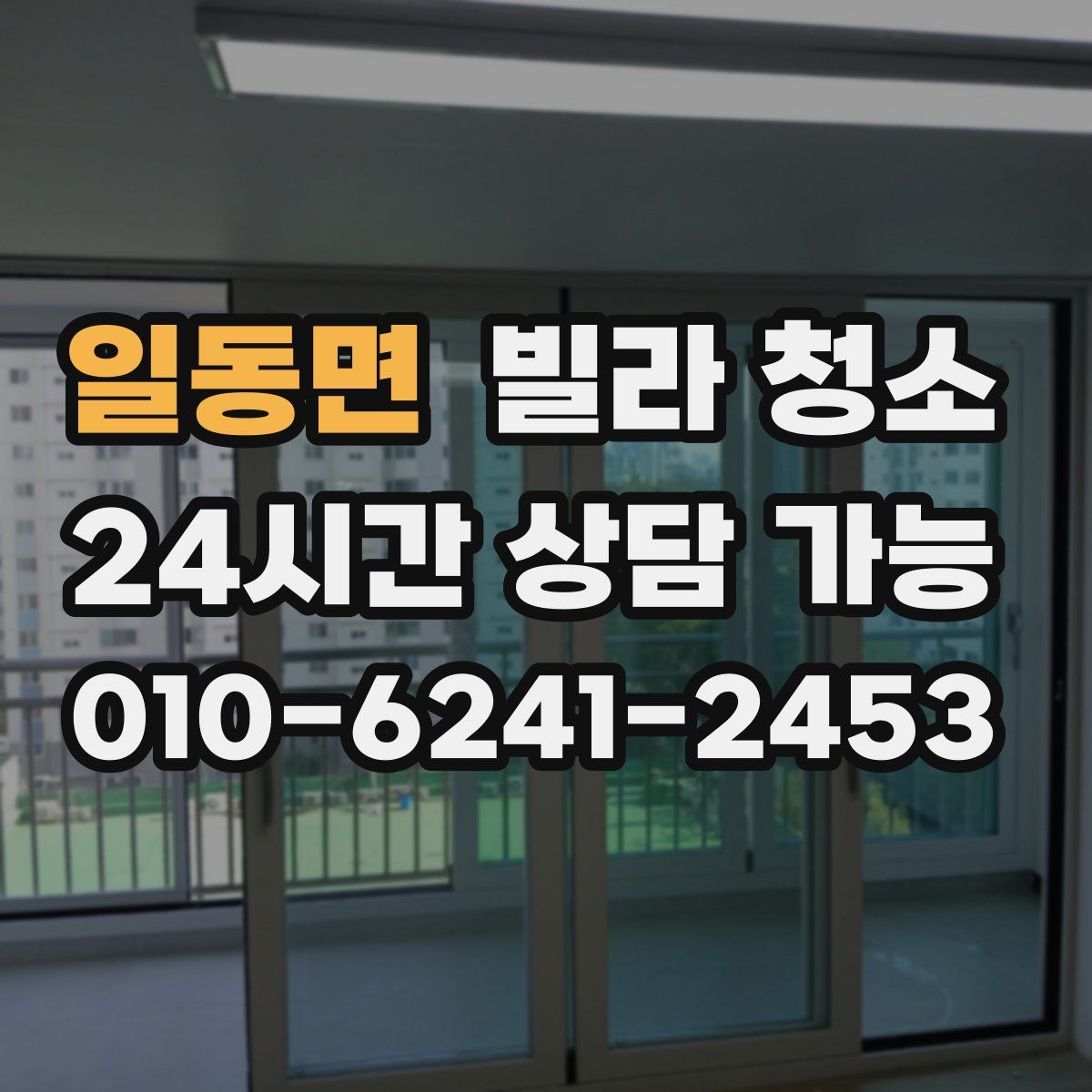 일동면 빌라 청소