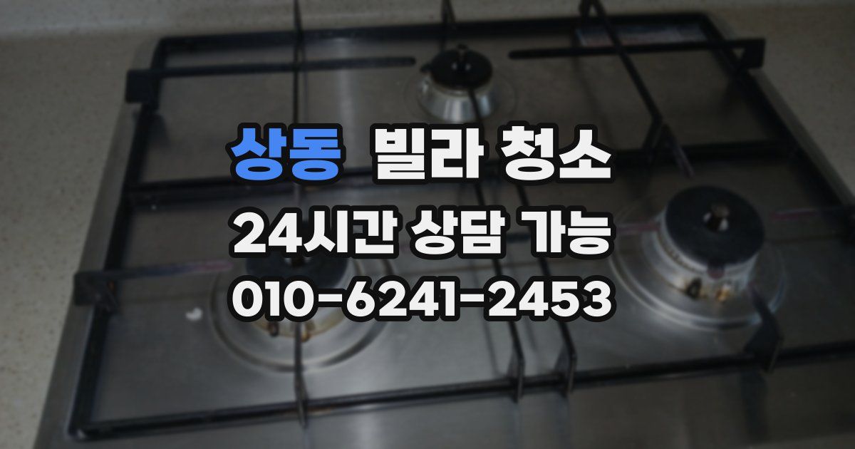 상동 빌라 청소