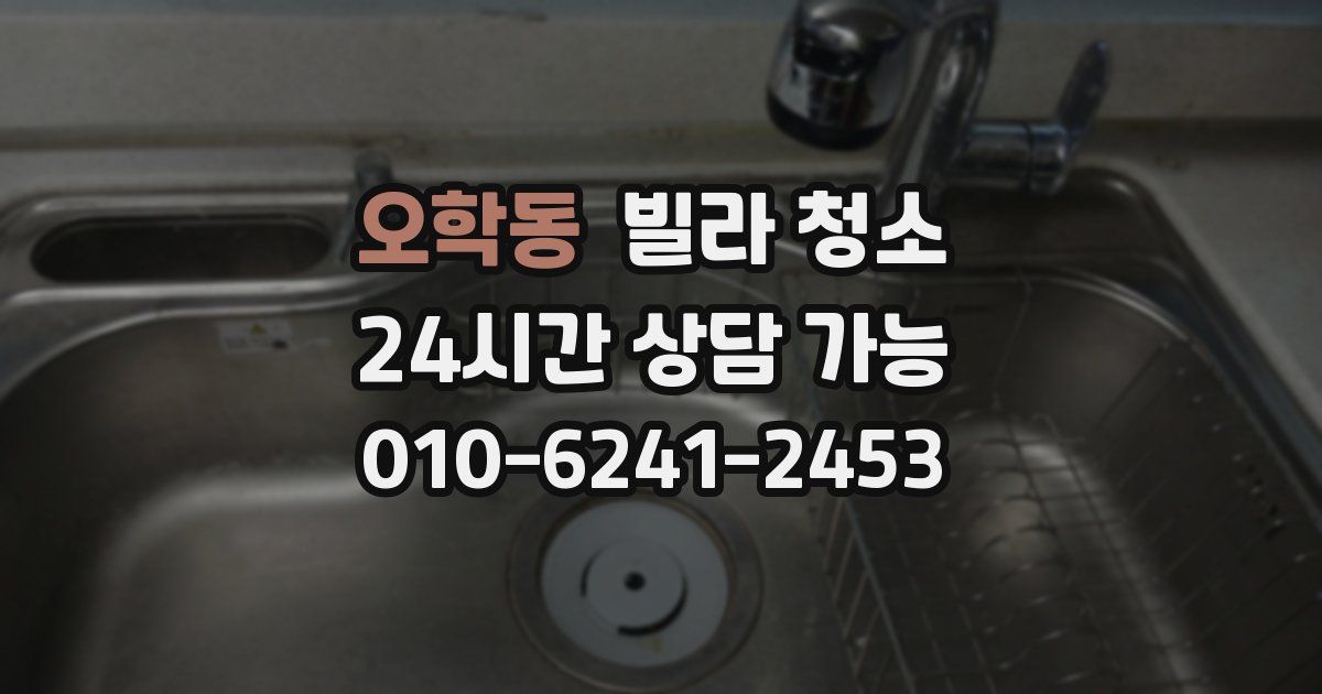 오학동 빌라 청소